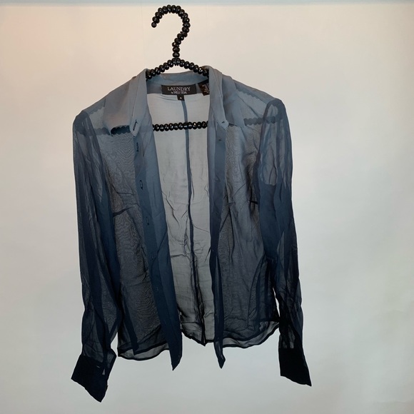 Laundry by Shelli Segal silk shirt - Picture 2 of 5